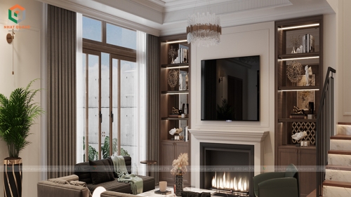 Thiết kế nội thất nhà lô phố Trùng Khánh - Cao Bằng